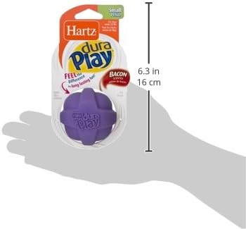 Hartz DuraPlay Bacon Scented Dog Toys, Small (Assorted Color) (Pack of 2)