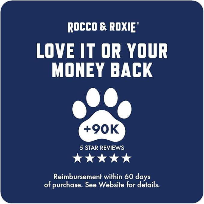 Rocco & Roxie Cat Urinary Tract Health Supplement, Cranberry and D-Mannose for Bladder, UT and Kidney Support for Cats, Vet-Recommended, Chicken-Flavored Crunchy Chews, Made in USA