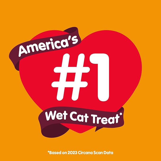 Delectables Lickable Treat Bisque Wet Cat Treat with Real Tuna & Salmon,Food Topper,Hydrating,Grain-Free,No Fillers,No by-Products,No-Added Preservatives,1.4oz Pouch,(Pack of 24)