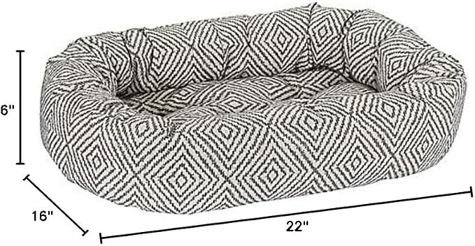 Bowsers Diamondback Woven Donut Dog Bed XS