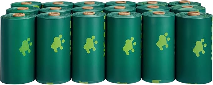 VEVOR Dog Poop Bags, 270 Counts 13 x 9 in, Sturdy & Thick Pet Waste Bags, Biodegradable HDPE Waste Bag Refill Rolls, Lavender Scented, Leak-Proof Trash Bag for Doggie Cat Pet, Dispenser Not Included
