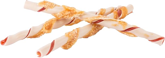 DreamBone Twists Wrapped with Chicken, No-Rawhide Chews for Dogs, 11 Count (Pack of 2)