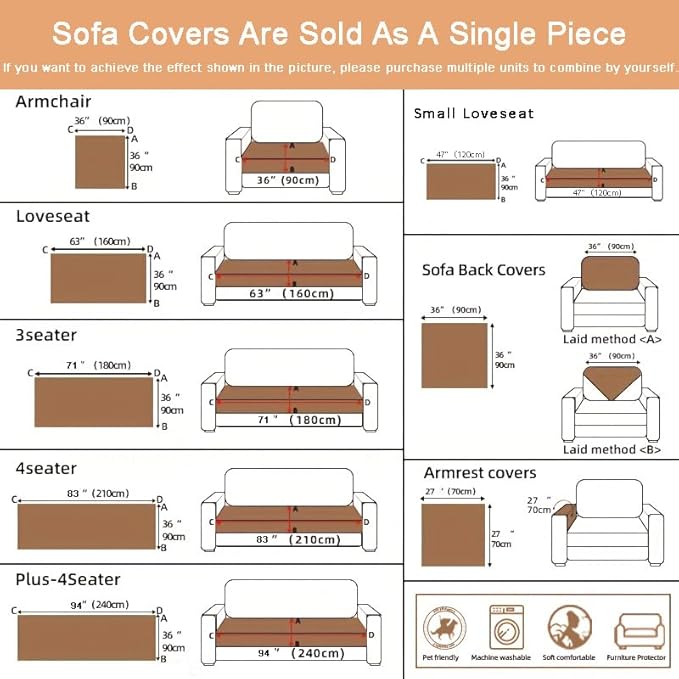 Washable Pet-Friendly Couch Covers for Dogs Fuzzy Pet Sofa Covers Dog Couch Blankets and Cushion Covers for Sofa