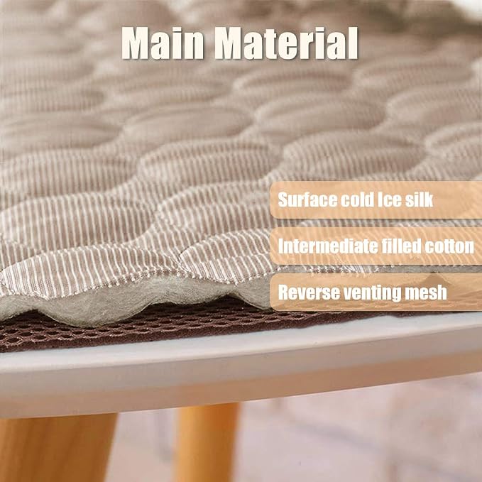 Dog Cooling Mat 2026 Upgraded Arc-Chill Cooling Dog Bed Mat, Washable Pet Cooling Pad (Q-Max>0.4) Cooling Mat for Dogs & Cats Indoor & Outdoor Car Seats (Coffee, 40x28 in)