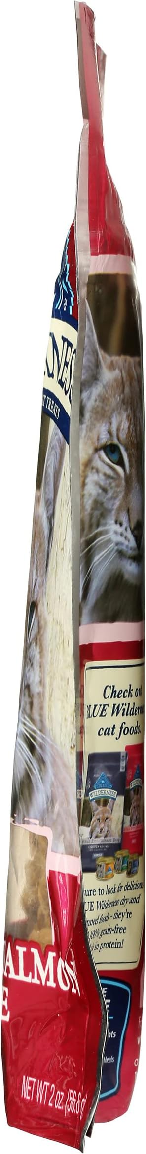 Blue Buffalo Wilderness Soft-Moist Cat Treats, Chicken & Salmon, 100% Grain Free, Corn Free, Wheat Free, Soy Free, 2 Ounce (Pack of 12)