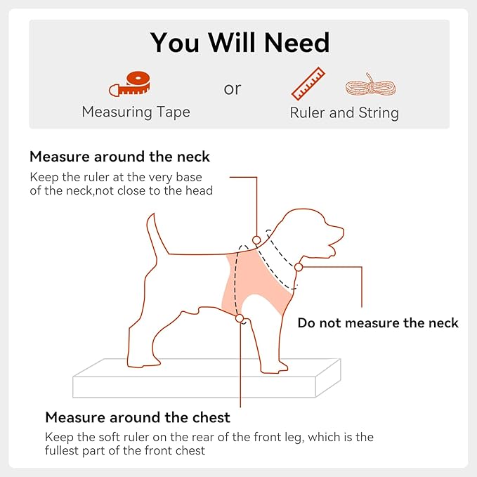 Joytale Small Dog Harness, Breathable Mesh Step-in Vest, Reflective Soft Padded Harnesses for Puppies and Extra Small Dogs, Orange, XS