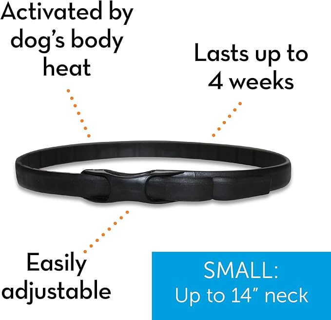 ThunderEase Calming Anti Anxiety Pheromone Collar for Dogs (Small)