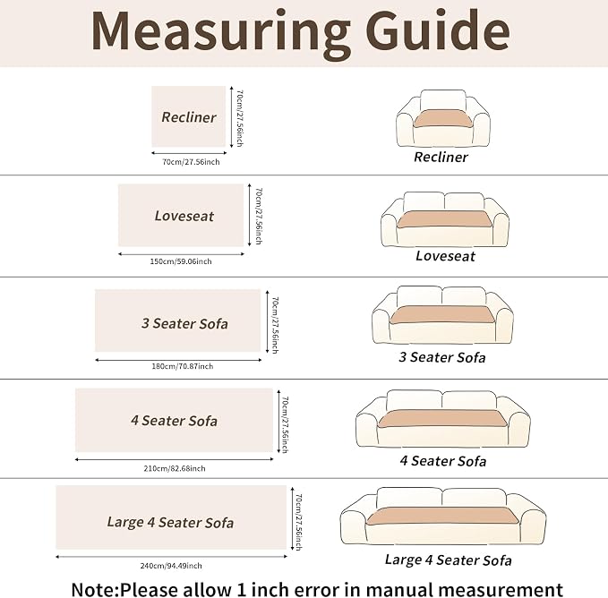 Couch Covers for Dogs Washable, 27.6"x82.7" Velvet Dog Couch Cover Protector, Fuzzy Plush Pet Sofa Cover for 3 Cushion Couch, Sofa Covers for Pets(1PC,Beige White,3 Seater Sofa Pad Cover)