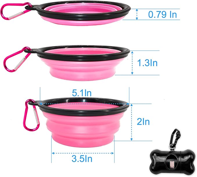 BARKBAY Dog Leashes for Large Dogs Heavy Duty Dog Leash 4/5/6 FT with Comfortable Padded Handle and Highly Reflective Threads for Medium Large Dogs Walking Training Running (5FT-1/2'',Fushcia)