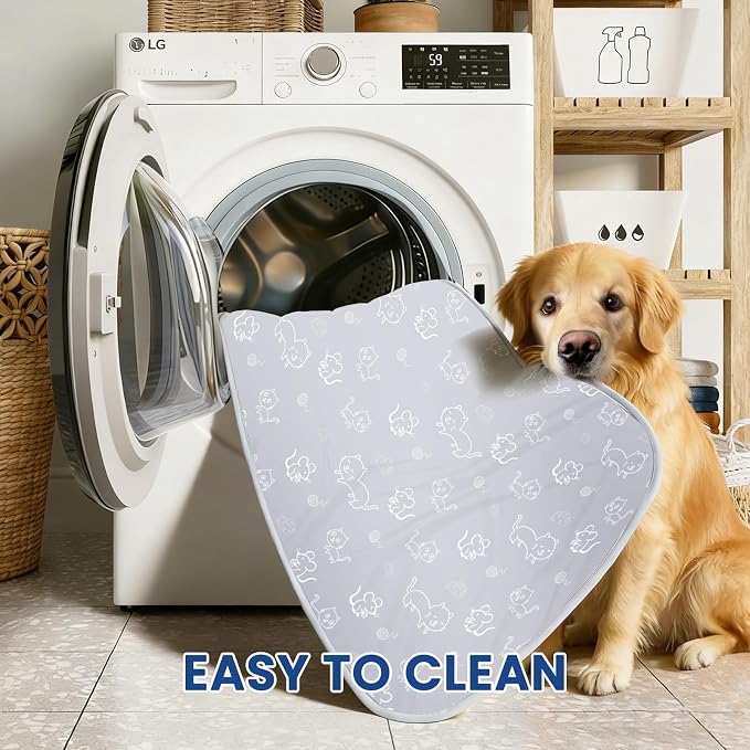 SUPRIY Dog & Cat Cooling Mat with Bandana - Pet Cooling Pad & Pet Scarf Set for Summer(QMAX>0.4) for Pet in Summer, Washable, Non-Toxic (Medium22.8 x34.6)