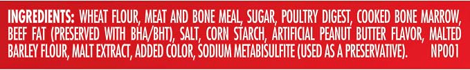 Milk-Bone MaroSnacks Peanut Butter Flavor (Artificially Flavored) Dog Treats with Real Bone Marrow, 40 Oz. Canister (Pack of 2)