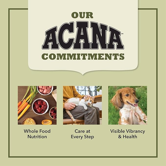ACANA Grain Free Dry Dog Food Light & Fit Recipe 25lb Bag