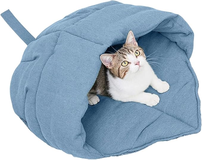 Plush Shape Dog Cats Cave Bed Washable Comfortable Hideaway Puppies Home Decoration