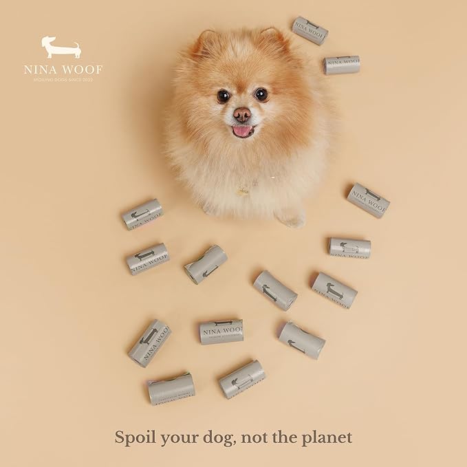 100% Certified Home Compostable and Biodegradable Dog Poop Bags - ASTM D6400 & EN 13432 Compliant dog poop bags rolls – 270 Bags – 18 x Rolls of Plant Based Poop Bags for dogs - Thick Poop Bags
