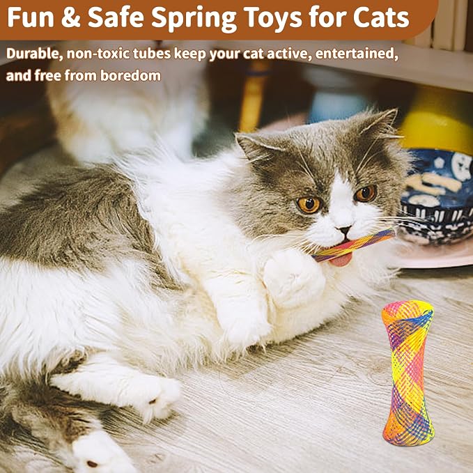iCAGY 24 Pcs Cat Toys for Cats, Indoor Kittens - Interactive Variety Pack, Feather Teaser, Feather Golf, Mice, Springs, Balls, Noise Toys