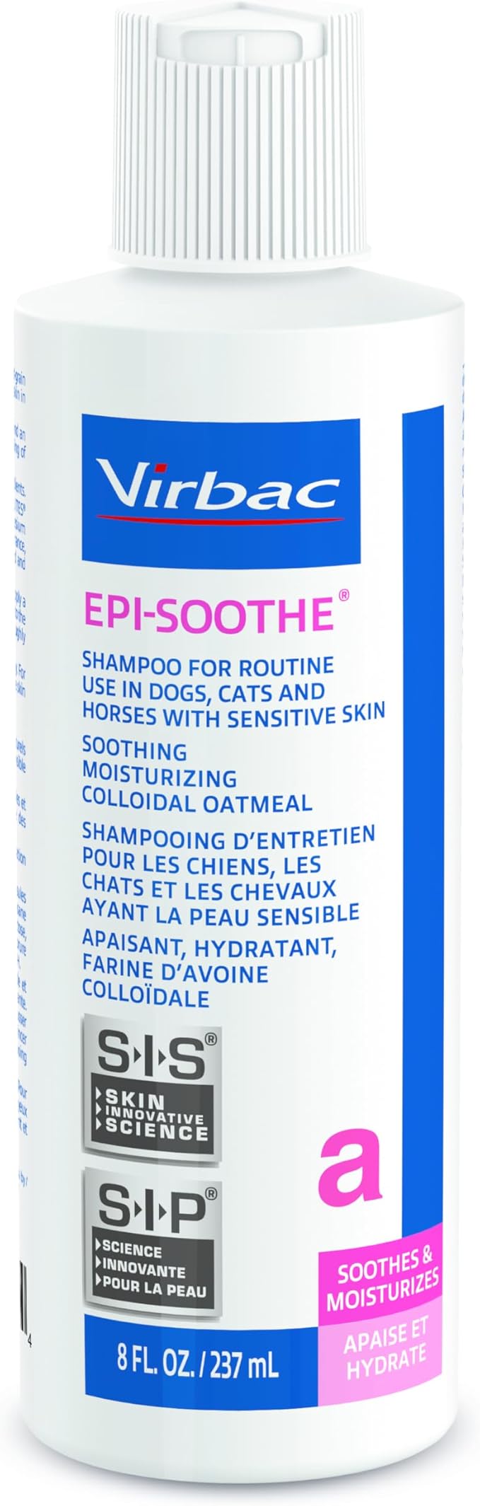Virbac EPI-SOOTHE® Shampoo For Dogs, Cats & Horses (8 oz) - For Dry and Sensitive Skin