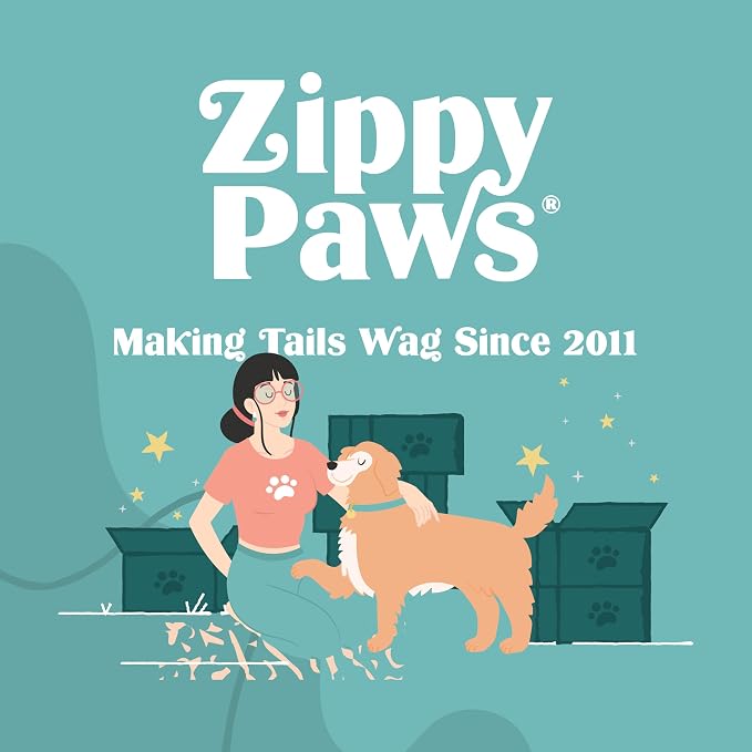 ZippyPaws Skinny Peltz - No Stuffing Dog Toy Pack to Keep Them Busy, for Small and Medium Dogs, Squeaky Pet Toys, Unstuffed Chew Toys, Soft Plush Variety Pack, Fox, Raccoon, and Squirrel - 11"