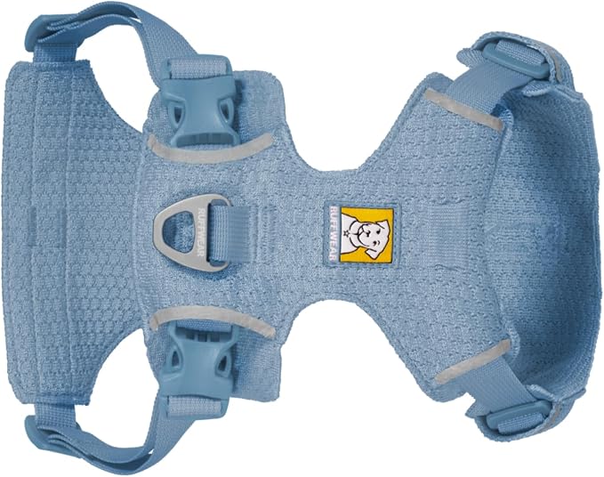 Ruffwear, Front Range Flex Dog Harness, Engineered Knit Construction for Ultimate Fit and Mobility, Lightweight Flexible Everyday Harness with Dual Leash Clips, Polar Blue, XX-Small