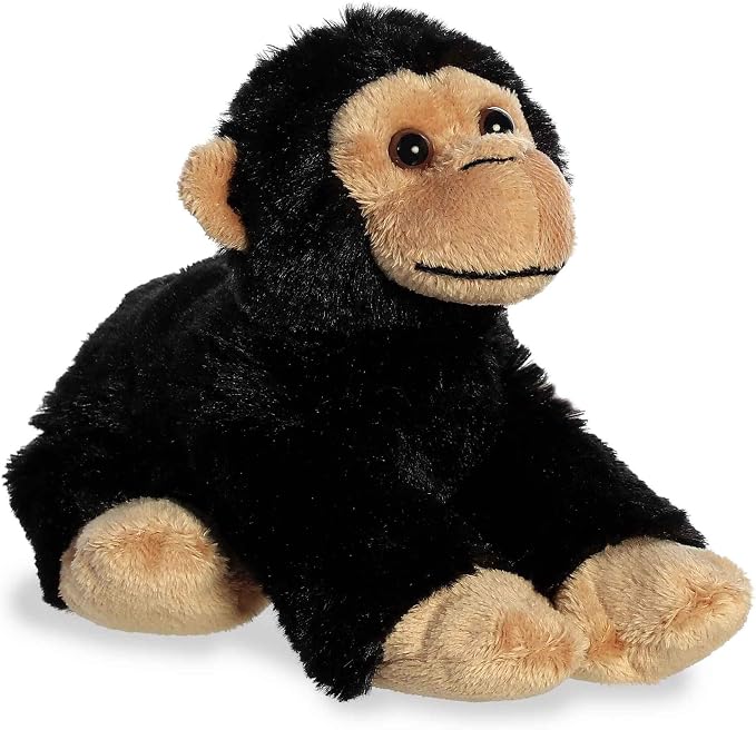 Aurora® Adorable Mini Flopsie™ Cory Chimp™ Stuffed Animal - Playful Ease - Timeless Companions - Black 8 Inches