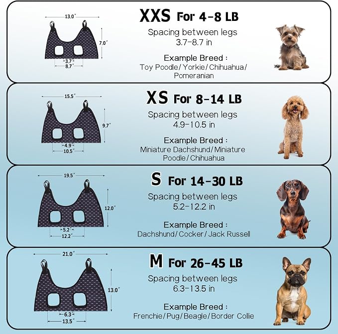Supet Dog Grooming Hammock Harness for Dogs Cats, Relaxation Pet Nail Clipper Hammock, Restraint Dog & Medium Animal Leashes Sling for Groomingk for Nail Trimming (Black Currant, M)