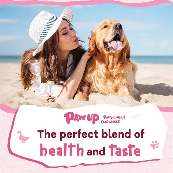 PAWUP Duck Wrapped Dog Bones, Digestible Soft-Core Bones, Natural Teeth Clean, Rawhide-Free, Healthy Dog Chews for Small Dogs, 12.5 oz