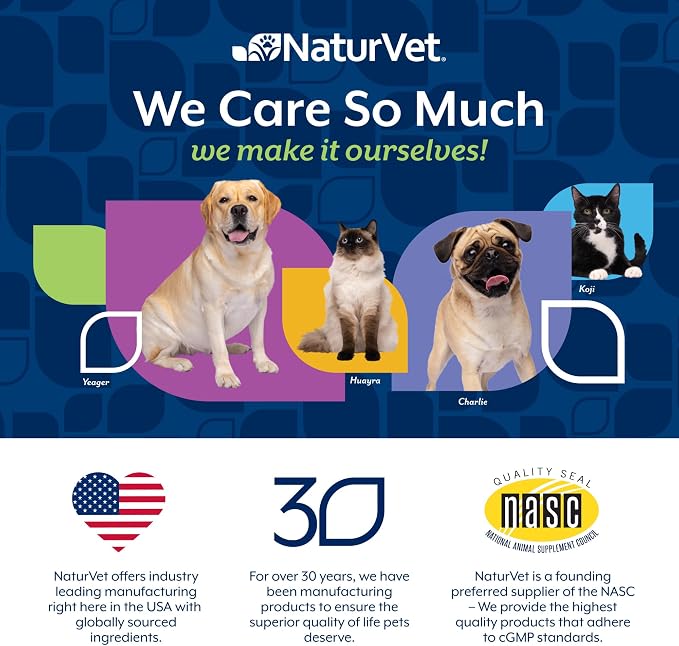 NaturVet Quiet Moments Calming Dog Supplement, Dog Soft Chews with Melatonin to Help Reduce Stress from Storms, the Vet, Fireworks, and Travel, Bacon and Chicken Flavored Pet Supplement, 65 Count