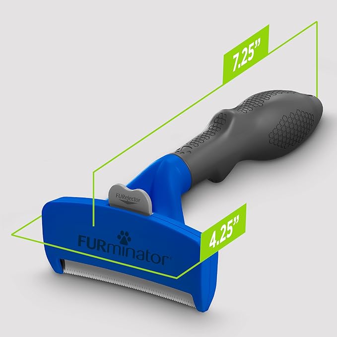 FURminator Large Dog Undercoat deShedding Tool for Long Hair, Reduces Loose Hair From Shedding