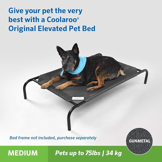 Original Pet Bed Replacement Cover - Gunmetal - Medium (42" x 25.5")