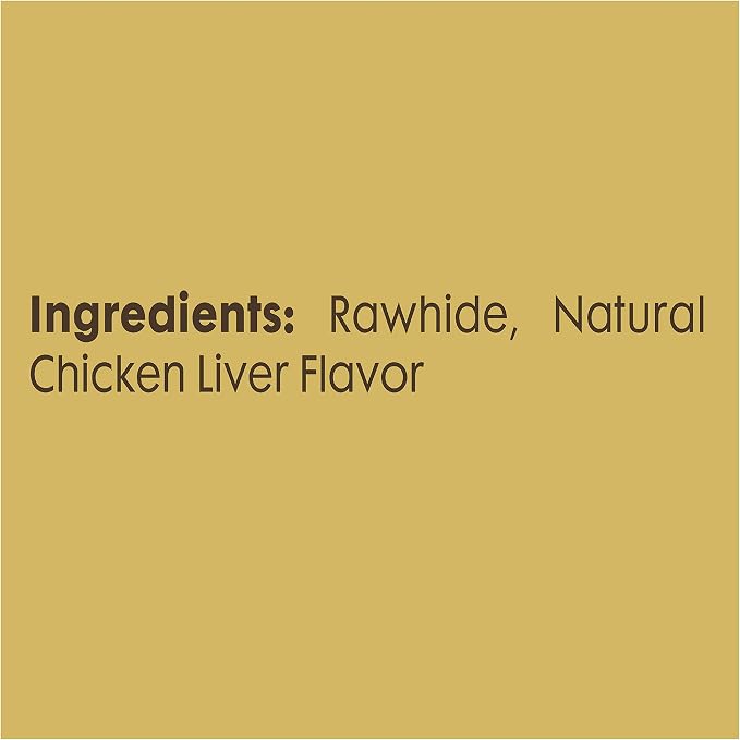 Better Belly Highly Digestible Rawhide Large Roll Chews, 3 Count (Pack of 4)