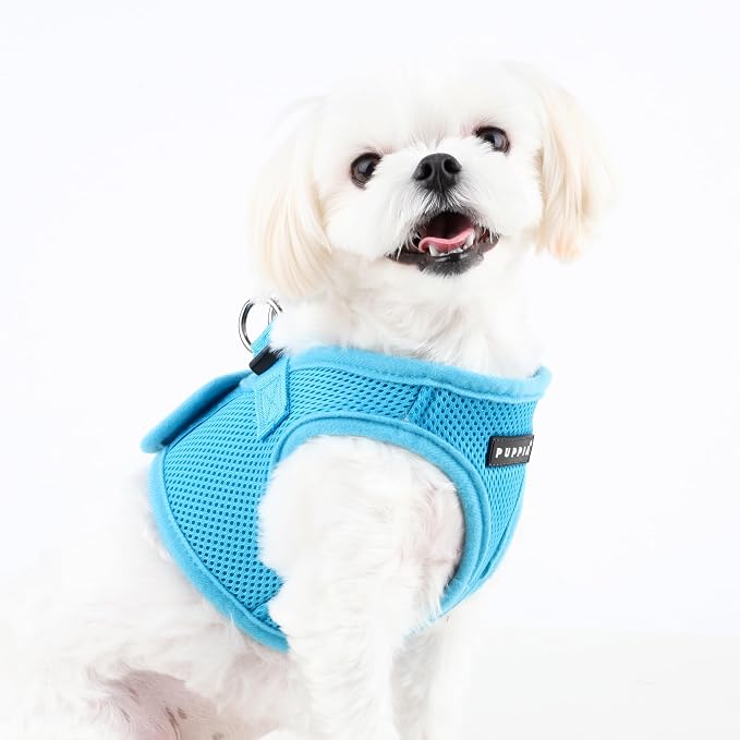 PUPPIA International Puppia Harness Soft B Vest Sky Blue Medium