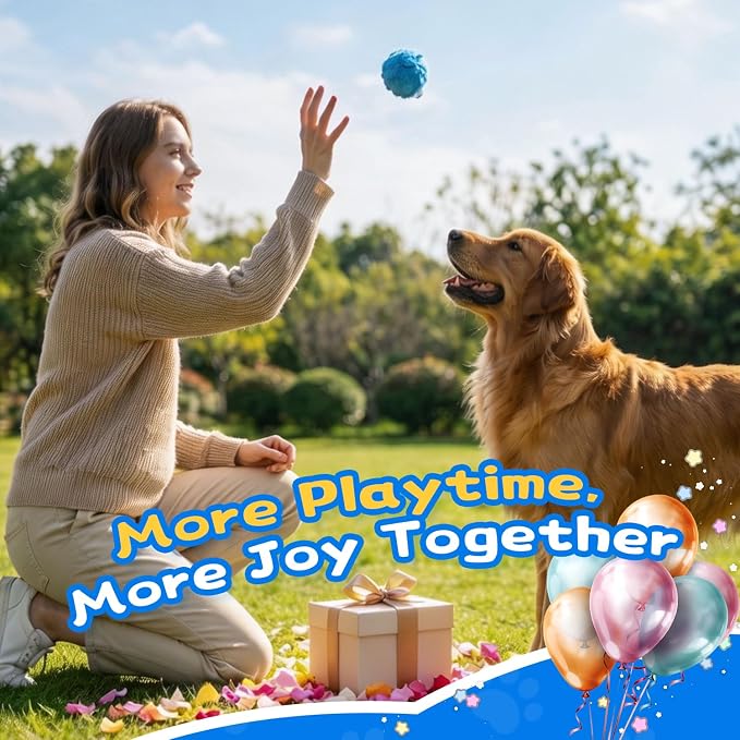 lilfrd Squeaky Dog Chew Toys, Spiky Bouncy Rubber Dog Toy Balls, Plush Toy for Small Medium Dogs, Teeth Cleaning