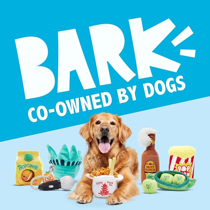 Barkbox Lion Fish Larry Dog Toy | Plush Lionfish with Whip-N-Flip Fins, Squeaker, Crinkle & Multi-Texture Design | for Medium to Large Dogs