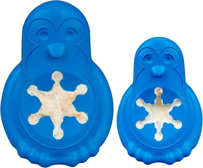 PetSafe Chilly Penguin - Freezable Dog Toy for Small Dogs - Fill and Freeze - Frozen Dog Toy to Fill with Treats - French Vanilla Scented - Interactive Pet Puzzle for Boredom or Separation Anxiety