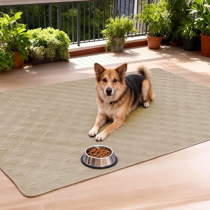 hyha Waterproof Dog Blanket, Reversible Pet Bed Blanket, Soft Sofa Couch Cover for Dogs Washable, Waterproof Pet Couch Covers for Sofa Puppy Cats Furniture Protector(40"x50", Taupe/Beige)