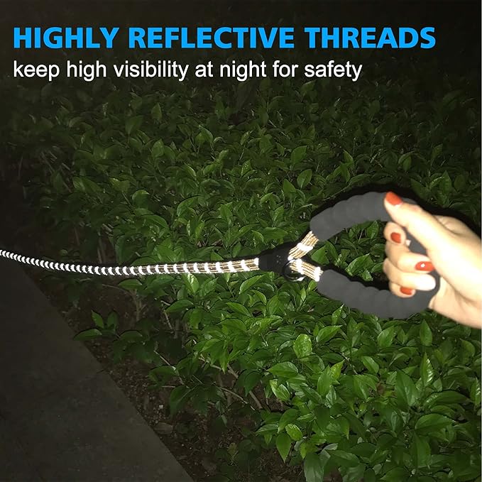 Ladoogo Reflective Dog Collar Padded with Soft Neoprene Breathable Adjustable Nylon Dog Collars for Small Medium Large Dogs (Medium (Pack of 1), Vanilla Plaid Collar+Leash)