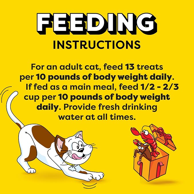 Temptations Birthday Cat Treats, Crunchy and Soft Cat Treats, Lobster & Beef Flavor, 16 oz. Tub