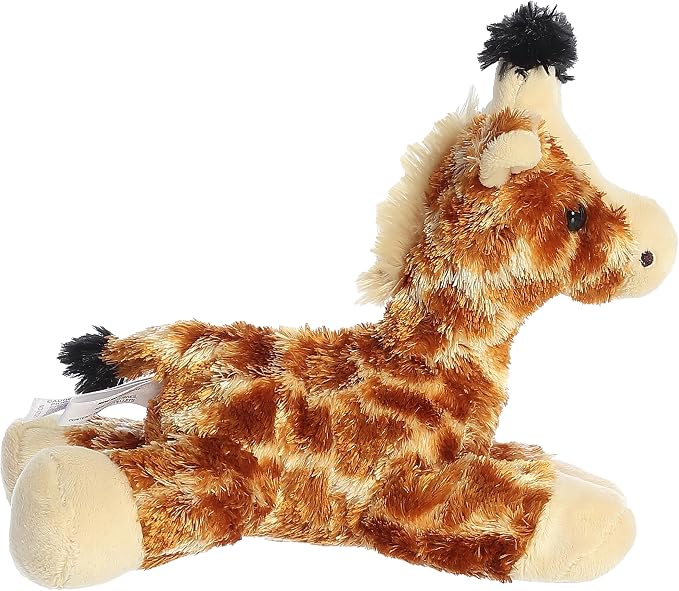 Aurora® Adorable Mini Flopsie™ Gigi™ Stuffed Animal - Mini Companions Ready for Playful Adventures - for Kids All Ages, Toddlers, Adults, and Families - Brown 8 Inches