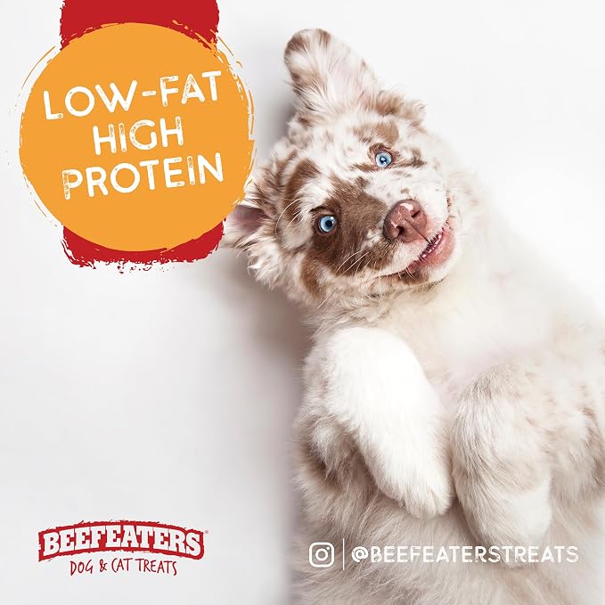 Beefeaters Dog Treats - Beefh 5in Twist with Chicken 26oz | Dog Food High Protein, Low Fat, Enriched with Vitamins & Minerals | Promotes Clean Teeth | Dog Training Treats for All Dog Sizes (Pack of 2)