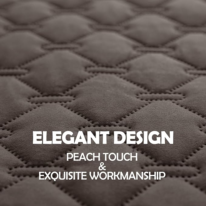 gogobunny 100% Double Sided Waterproof Dog Blanket Soft Pet Bed Cover Reversible Protect Furniture Couch Sofa Car for Puppy Cat Kids (Dark Walnut/Light Walnut, 32x53 Inch (Pack of 1))