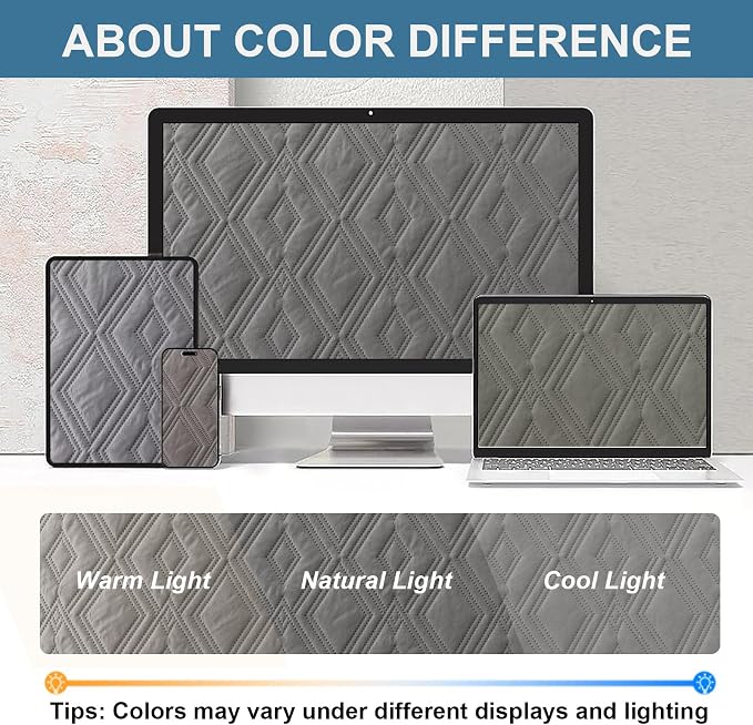 Genina Sectional Couch Covers for Dogs L Shaped Sofa Covers Chaise Lounge Cover Reversible Couch Covers for Sectional Sofa L Shape Furniture Protectors Cover for Pets, Kids (Gray, Large)