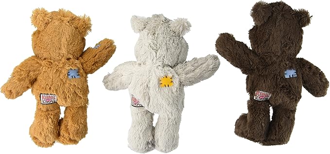 Kong Medium/Large Wild Knot Bear for Medium and Large Sized Breed Dogs (Pack of 3)