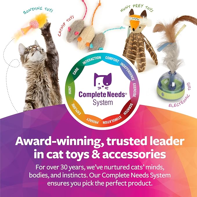 SmartyKat Skitter Critters Catnip Mice Plush Cat Toy Value Pack with Pure & Potent Catnip, Stimulating for Cats & Kittens, 15-Pack