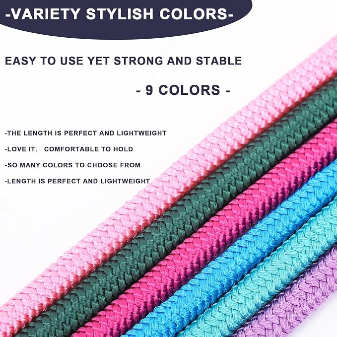 Slip Lead Dog Leash Slip Lead 6 FT Dog Training Leash 9 Colors Slip Leads for Dogs Dog Leashes for Medium Dogs No Pull Dog Leash Black
