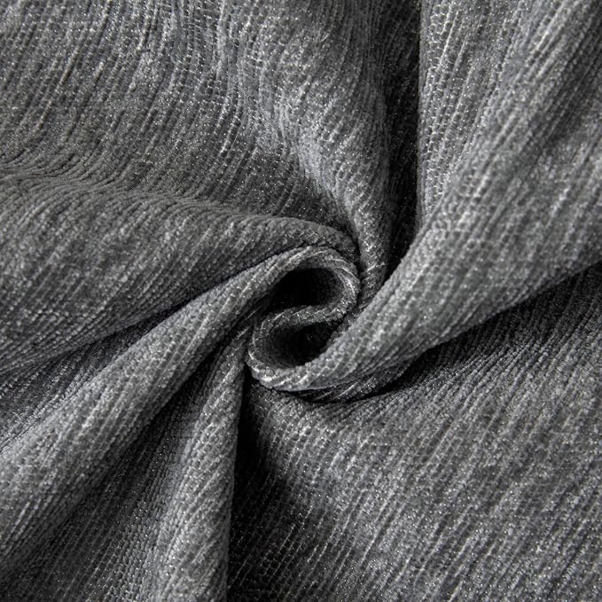 MEETSKY Grey Couch Cover for Dogs Washable Chenille Sofa Covers Blanket Sectional Couch Cover,Thick Loveseat Covers L Shaped Sofa Slipcover for Pets, 71"x 102"