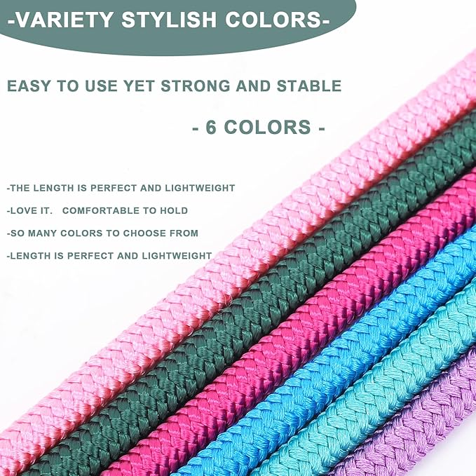 Slip Lead for Dogs Dog Leash Dog Leash for Small Medium Dogs Puppy Leash 6FT 6 Colors Strong Nylon Dog Training Leash No Pull Rope (Green)