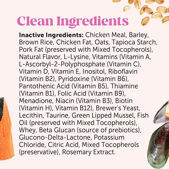Cat Multivitamin Chews - Cat Treats for Health + Immune, Joint Support, Skin & Coat, and Digestion - Omega 3s, Lysine & Probiotics for Cats, Vitamins for Cats - Chicken (90-Day Supply)