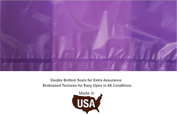 Five Star Pet 9" x 14.25" Made in USA Easy Open Poop Bags Dog Waste Bags, 8 Refill Rolls, 120 Bags