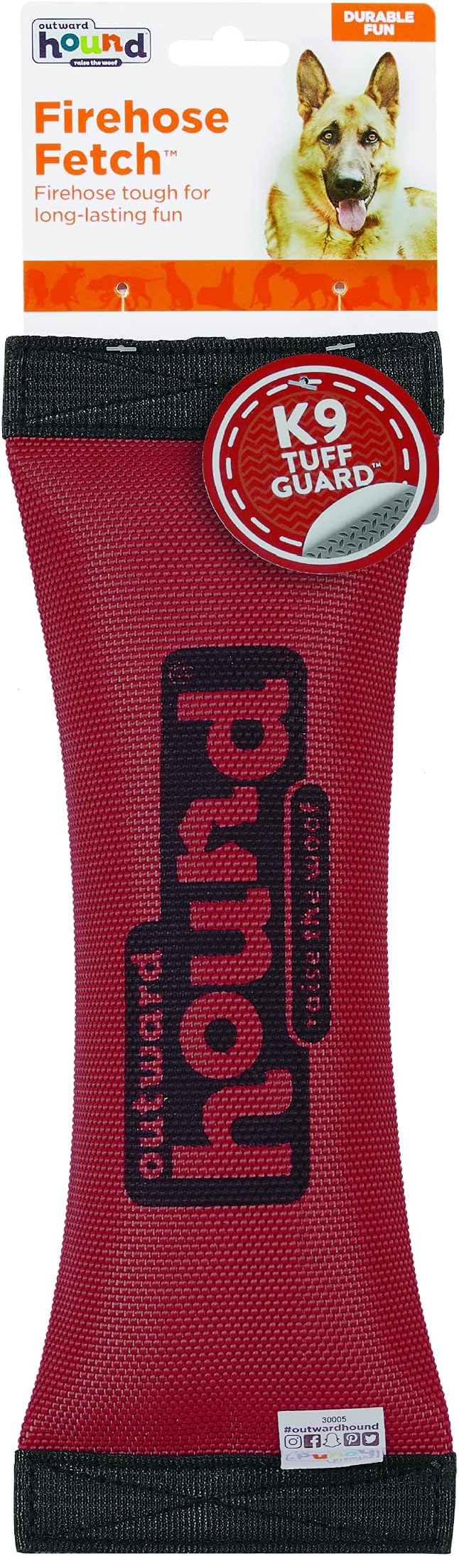 Outward Hound Firehose Fetch Dog Toy, Large