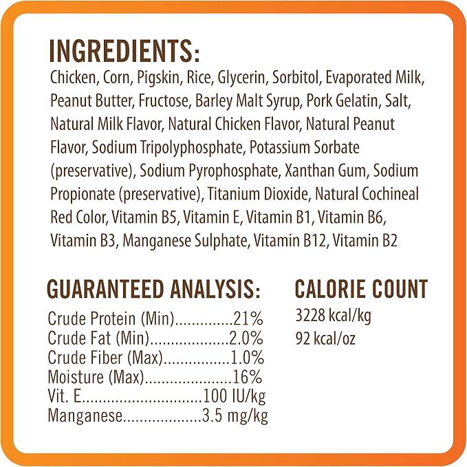 NutriChomps Dog Chews- 6-inch Braids,Easy to Digest, Rawhide-Free Dog Treats, Healthy, 4 Count, Real Chicken, Peanut Butter and Milk Flavors, Bundle of 3