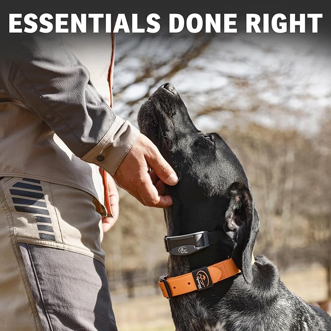SportDOG Rugged Utility Collar – Waterproof and Stink-Proof – Premium Soft-Touch Material – Stress-Tested, Durable Hardware – Silicon Strap Keeper – Moss Green – Large